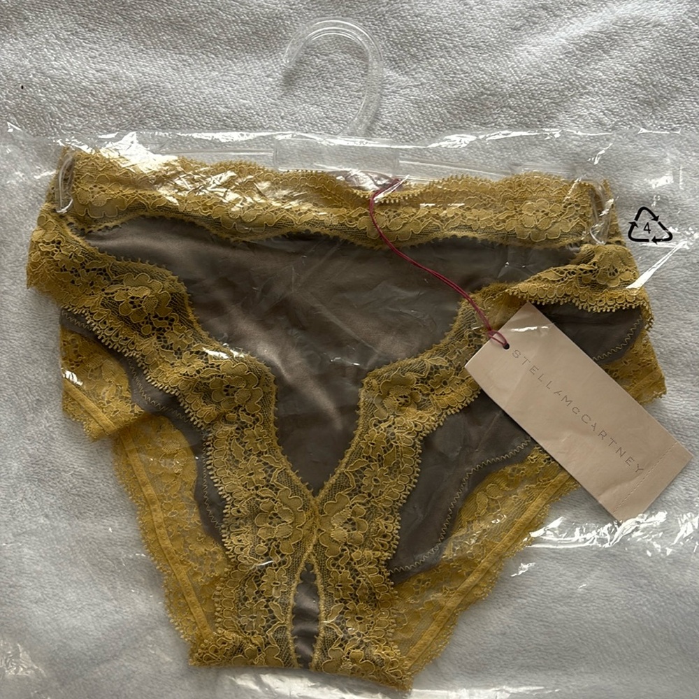 Stella McCartney Clara Whispering Low Rise Brief Yellow Mushroom